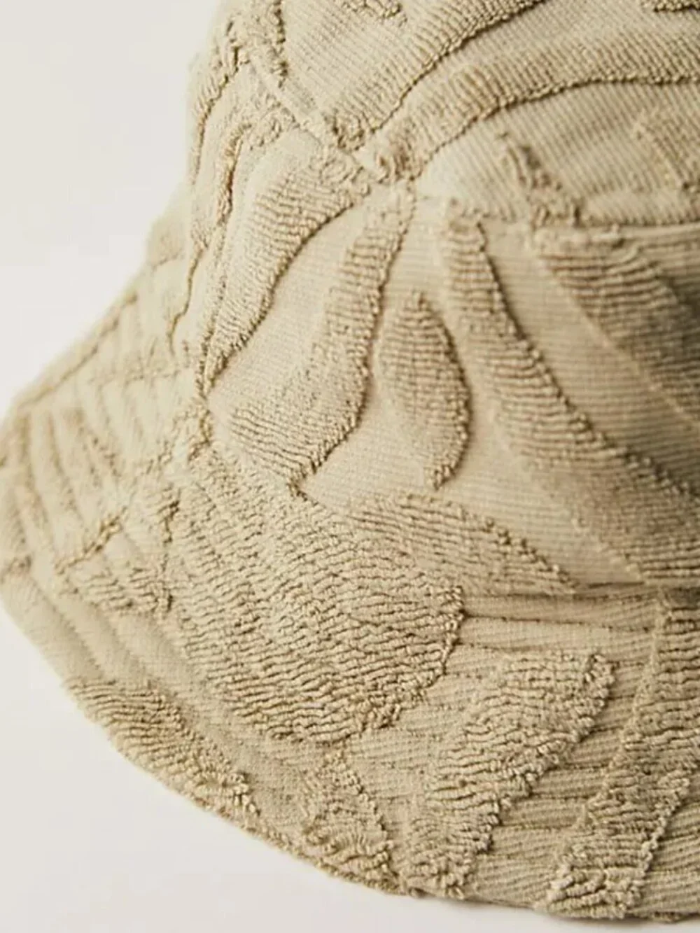 NWT Free People x Solei Solei Sundown Terry Bucket Hat in Sage